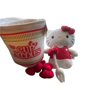 NEW! Hello Kitty x Cup of Noodles plush! 🍜